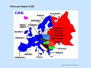 Países que integran la CEE
Integró: Rafael Alfonso Carrillo Aguilar
REP. CHECA
TURQUIA
 