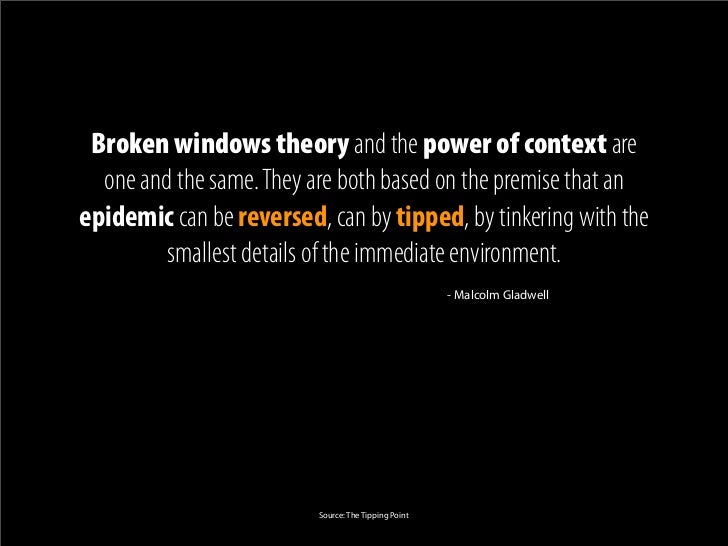 broken windows theory essay