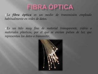 FIBRA ÓPTICA ,[object Object]
