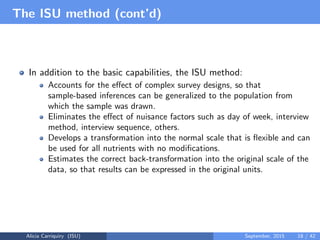 Assessing and Planning Nutrient Intakes
