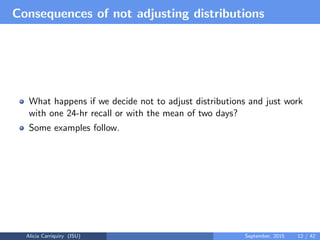 Assessing and Planning Nutrient Intakes