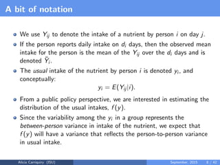 Assessing and Planning Nutrient Intakes