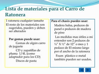 Carrito ratonera | PPSX