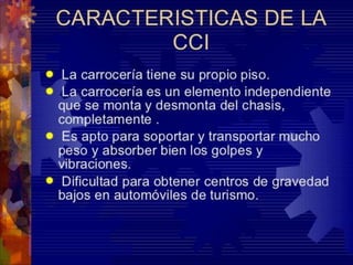 Carrocerias y chasis (anclaje)