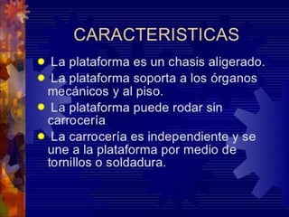 Carrocerias y chasis (anclaje)