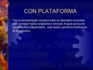 Carrocerias y chasis (anclaje)