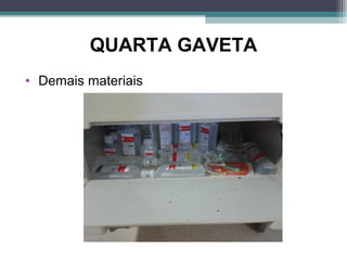 QUARTA GAVETA
• Demais materiais
 