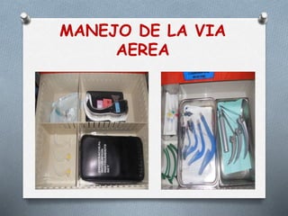 MANEJO DE LA VIA
AEREA
 