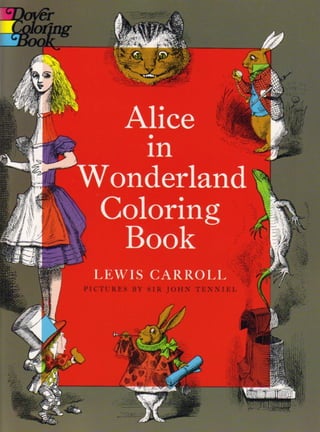 Carroll alice in wonderland coloring book-dover (1972)