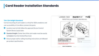 Comprehensive Access Control System Installation Guide for Carrollton ...