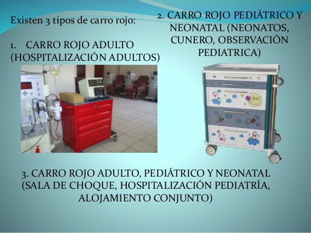 Carro rojo Enfermería