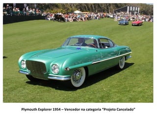 Plymouth Explorer 1954 – Vencedor na categoria “Projeto Cancelado”
 