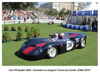 Lola T70 Spyder 1966 – Vencedor na categoria “Carros de Corrida (1966-1977)”
 