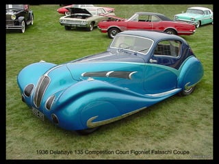 1936 Delahaye 135 Competition Court Figoniet Falaschi Coupe 