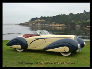 1936 Delahaye 135 Figoniet Falaschi Torpedo Cabriolet 