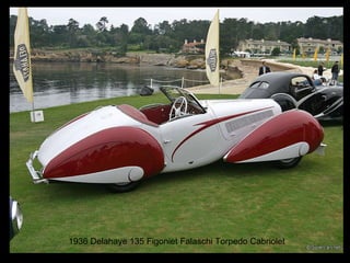 1936 Delahaye 135 Figoniet Falaschi Torpedo Cabriolet 
