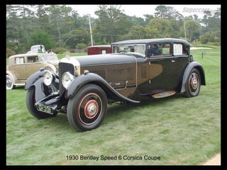 1930 Bentley Speed 6 Corsica Coupe 