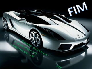 FIMTrabalho realizado por:Bruno Alves  nº3                               8ºBFábio Pombo  nº6