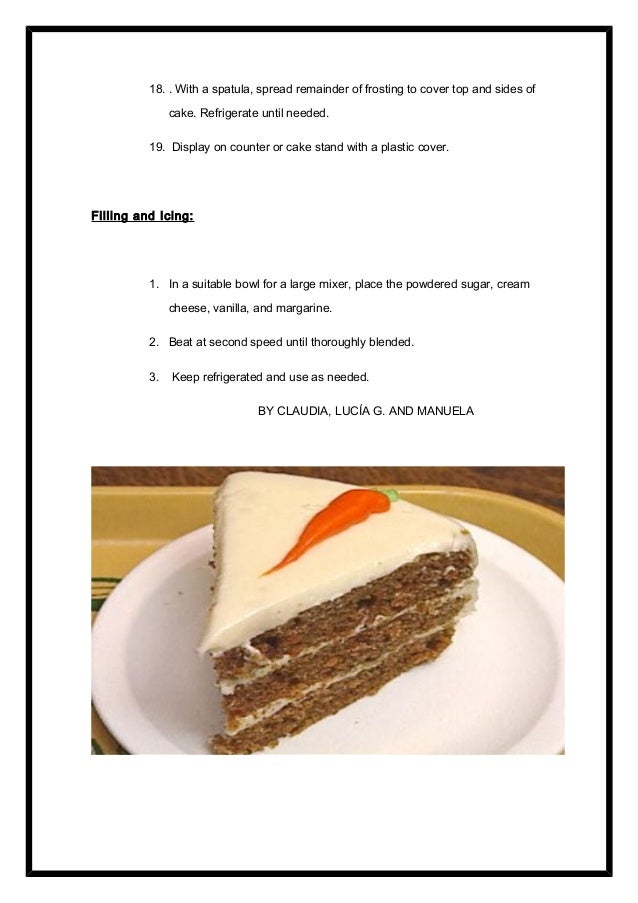 Carrot Cake Lucia G Claudia Manuela