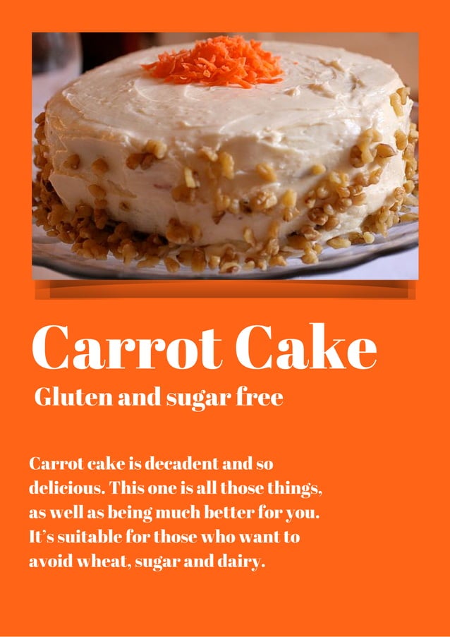 Carrot cake recipe PDF