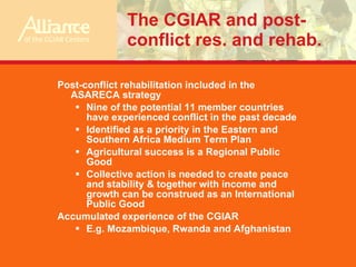 Consortium for Agricultural Research and Rehabilitation in Southern Sudan (CARRSS)