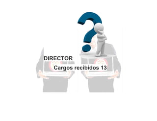 DIRECTOR
Cargos recibidos 13

 