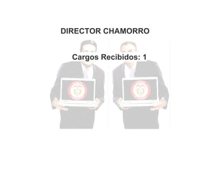 DIRECTOR CHAMORRO
Cargos Recibidos: 1

 