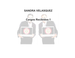 SANDRA VELASQUEZ
Cargos Recibidos:1

 