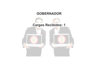 GOBERNADOR
Cargos Recibidos: 1

 