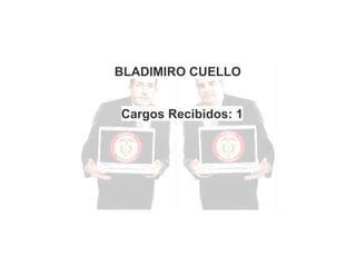 BLADIMIRO CUELLO
Cargos Recibidos: 1

 