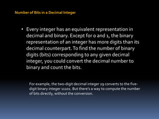 Counted Bit Carry out-mensuration-and-calculation | PPTX
