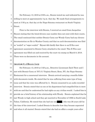 Dennis Carry Affidavit in Support of Warrant | PDF