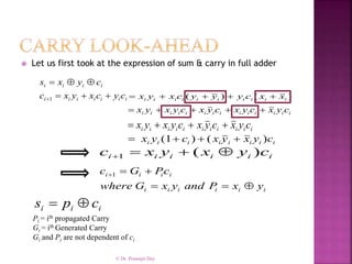 Carry look ahead adder 