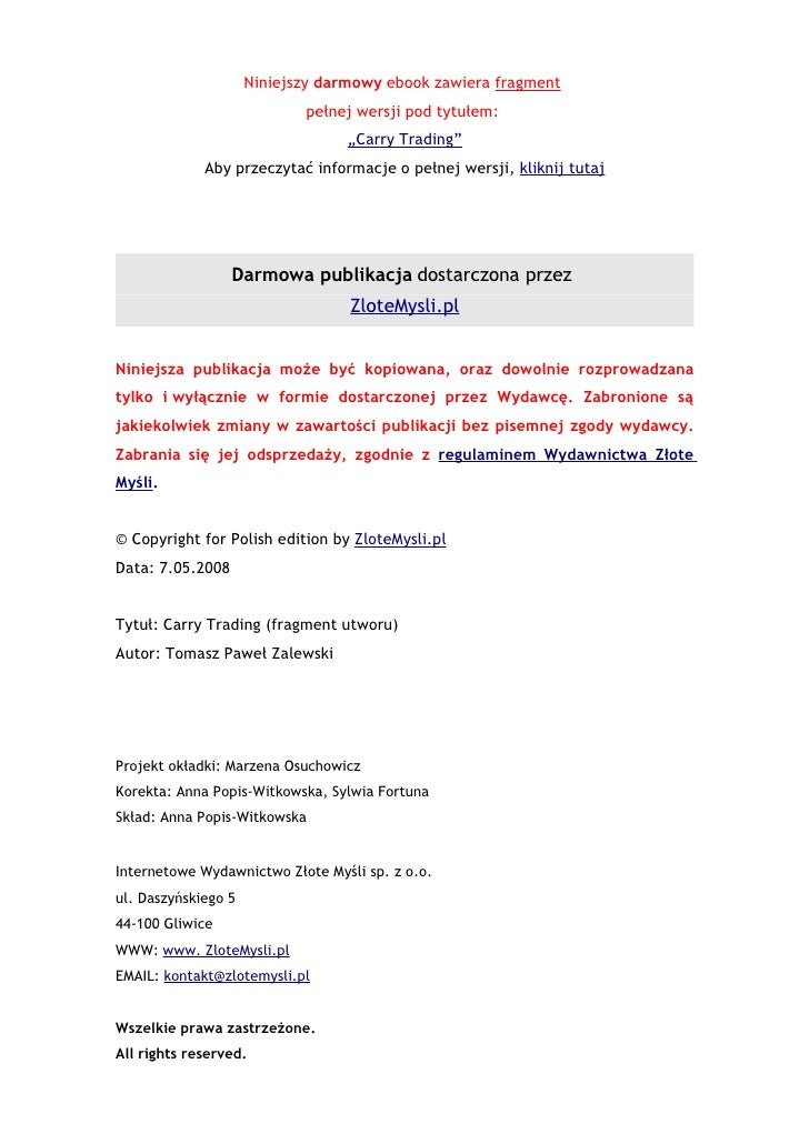 Forex wprowadzenie pdf