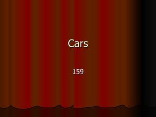 Cars 159 