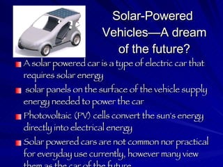 Cars Of The Future | PPT