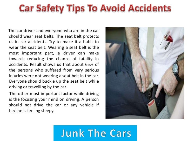 Car safety tips to avoid accidents