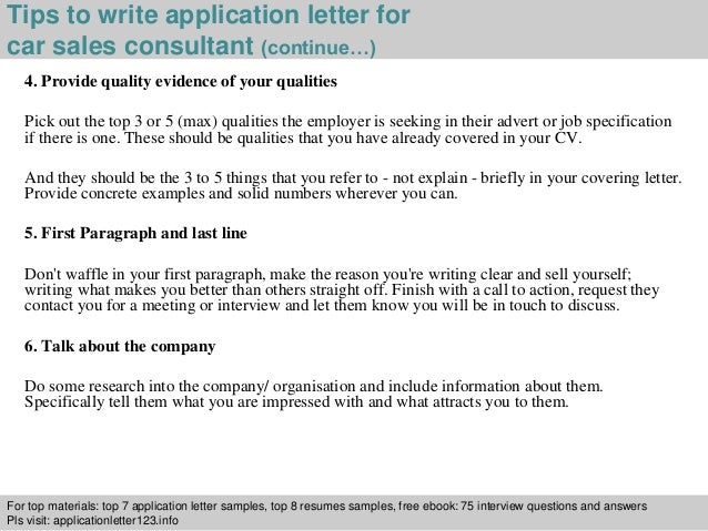 Car Sales Trainee Cover Letter