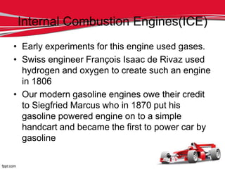 Cars an evolution presentation | PPTX