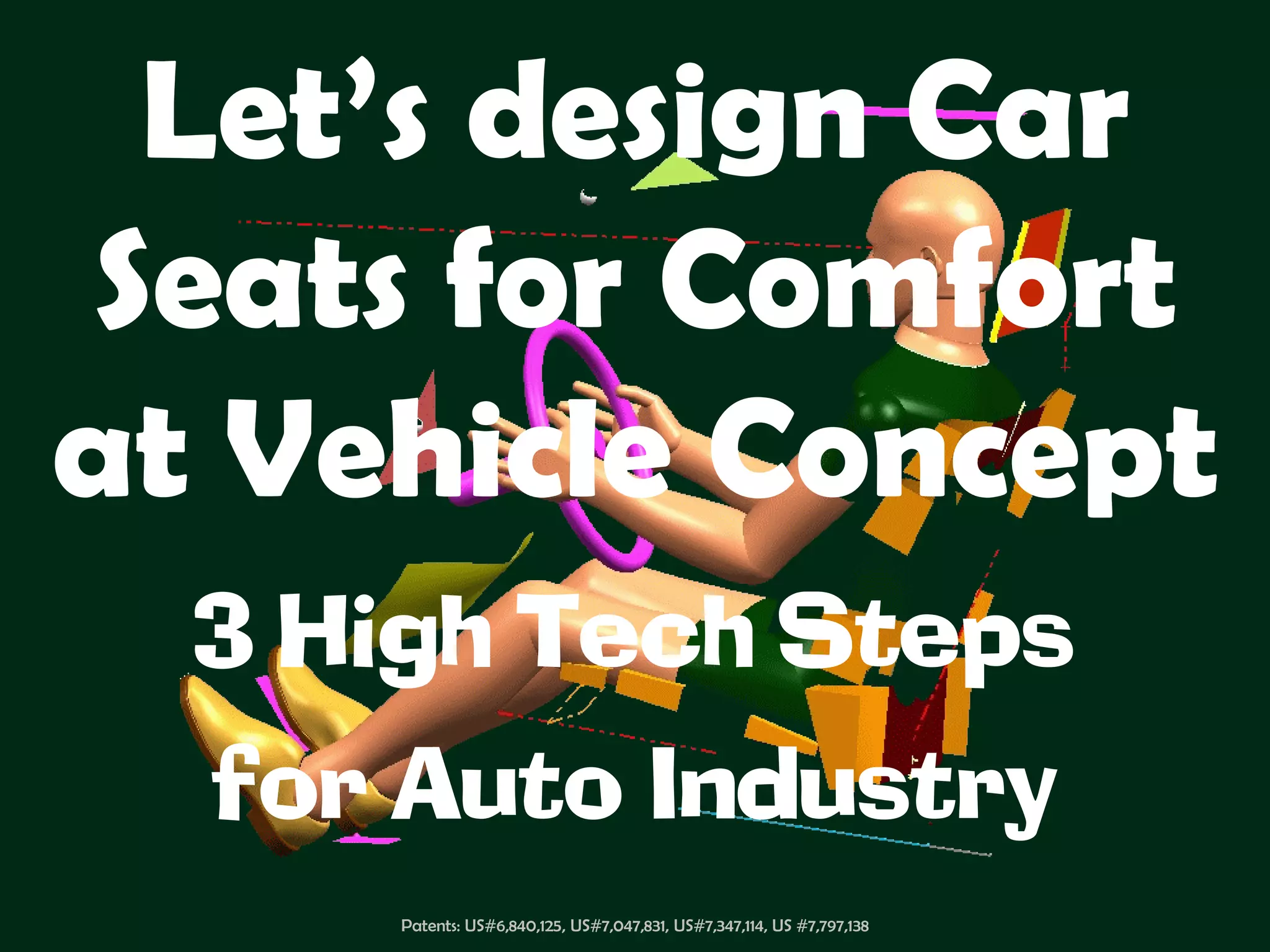 Car seats for comfort at vehicle concept | PDF