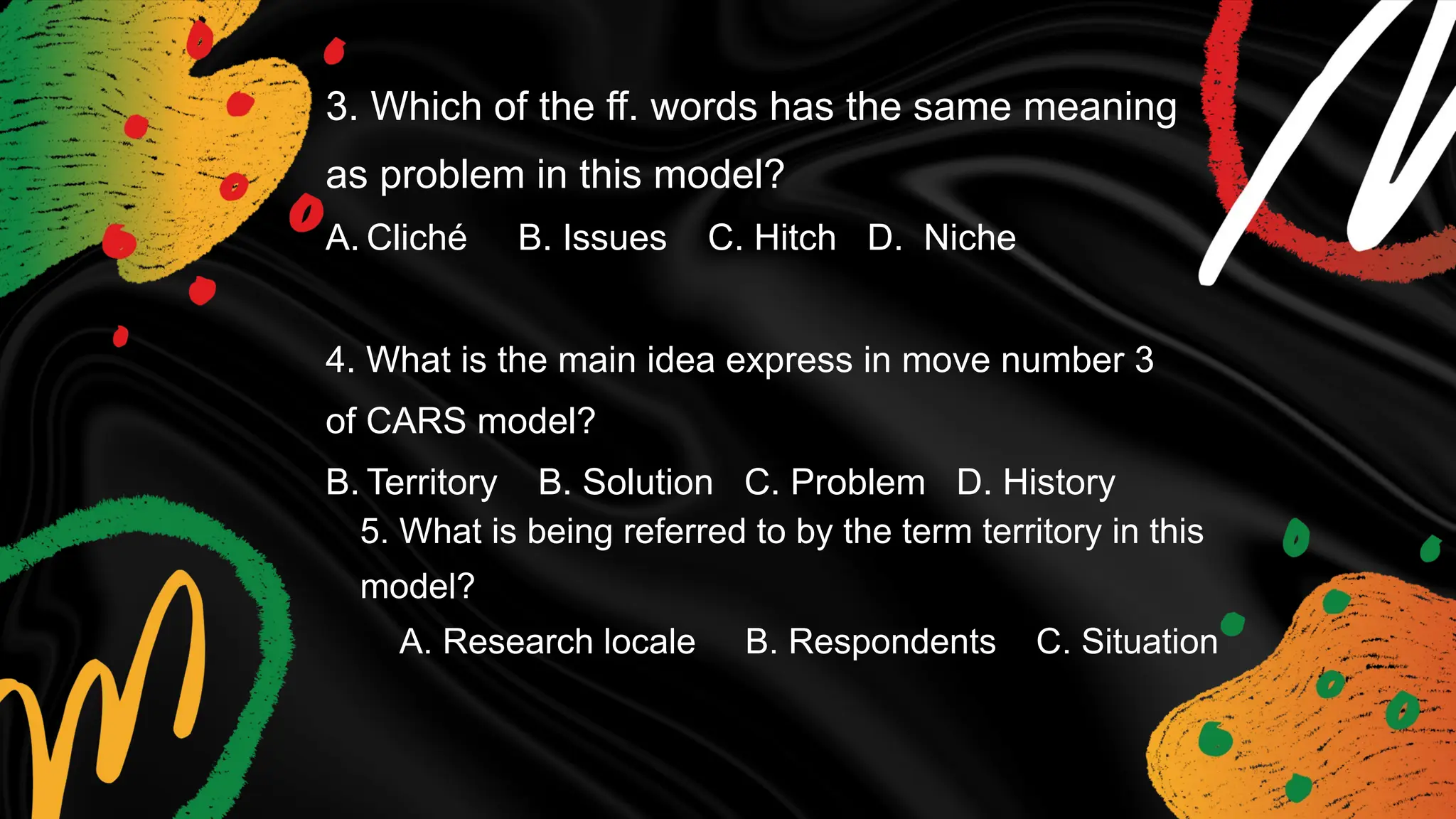 CARS MODEL IN PREPARING INTRO OF RESEARCH | PPTX