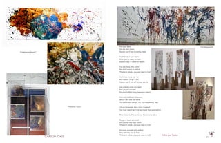 23
“Enlightened Breath”
“The Playground”
“Planetary Vision”
Follow your Passion
Find your path
You are your guide
Passion you’ll find is waiting inside
You’ll know in your heart
When you’re ready to start
Passion rises, it needs to depart
You see many who suffer
Say small words to remind
“Passion’s inside…you just need to find”
You’ll hear many say “no
Not realistic to go”…but
Passion you’ll find will outlast any foe
Just prepare what you need
And you will succeed
Passions fulfilled bring happiness indeed
Find lost childhood innocence
Search hard and you’ll find
The well-known demon, the “no trespassing” sign
I found Periwinkle, Kane never Rosebud
You must search and find and leave that past behind
Move forward, Find positives, You’re never alone
Plunge in heart and mind
And you will find your home
“Passion’s inside…you just need to find”
Surround yourself with unblind
They will help you to find
“Passion’s inside…you just need to find” Follow your Passion
 