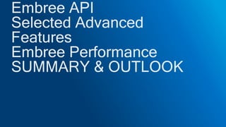Embree Ray Tracing Kernels | Overview and New Features | SIGGRAPH 2018 ...