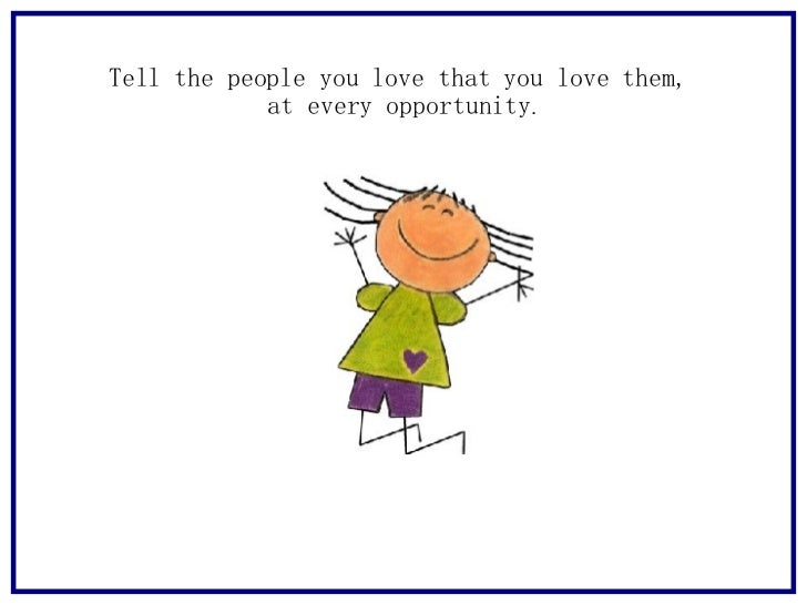 The you love people tell 12 Signs