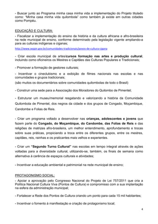 Carta compromisso políticas públicas de prom. iguald. racial - eleições municipais 2012