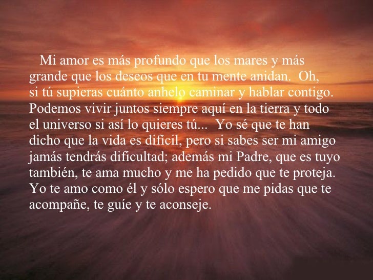 Carta De Un Amigo
