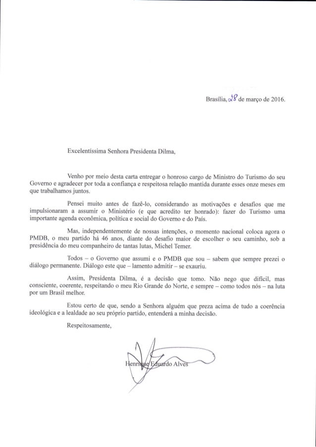 Exemplo De Carta De Demissão Simples – Novo Exemplo