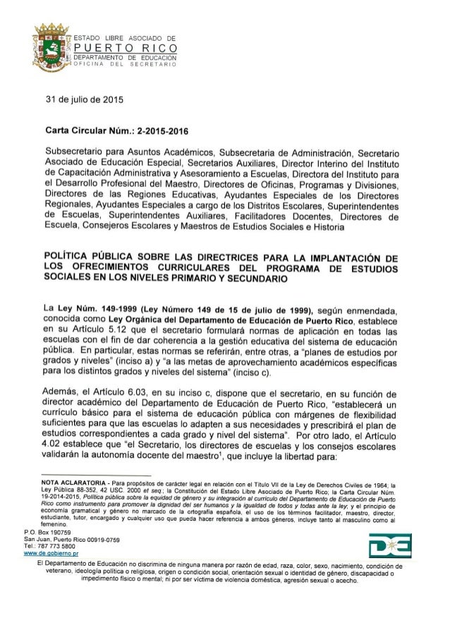 Carta 02 2015-2016 Estudios Sociales