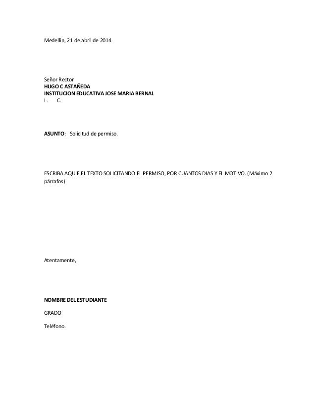 Carta De Solicitao  top modelo de carta de solicitud 