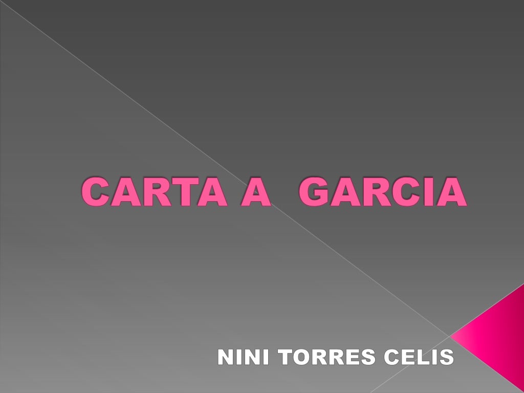 Carta a garcia